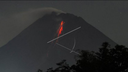 BPPTKG: Merapi Tujuh Kali Luncurkan Guguran Lava Pijar