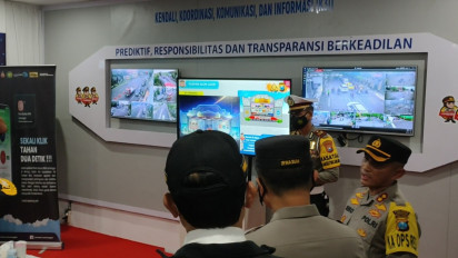 Lonjakan Arus Mudik, Irwasum Polri Cek Pos Pelayanan Lebaran