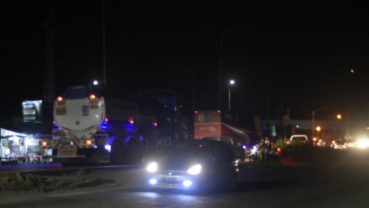 Arus Kendaraan Pemudik di Tol Trans Sumatera Melalui GT Kramasan Lancar H-2 Lebaran