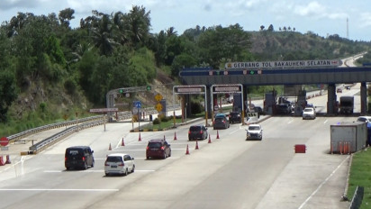 Dalam Sepekan, 36.413 Kendaraan Keluar Jalan Tol Trans Sumatera
