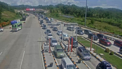 Puncak Arus Mudik, Jumlah Kendaraan Melonjak 2 Kali Lipat di Jalan Tol Trans Sumatera