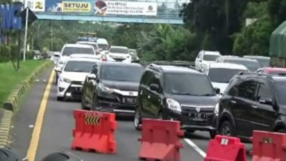 Kepadatan Arus Terjadi dari Exit Tol Krapyak Menuju Pantura Semarang Kendal