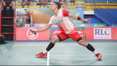 Jonatan Christie Lolos Ke Final Kejuaraaan Asia 2022
