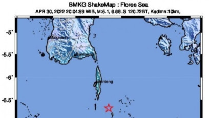 Selayar Diguncang Gempa Magnitudo 5,2