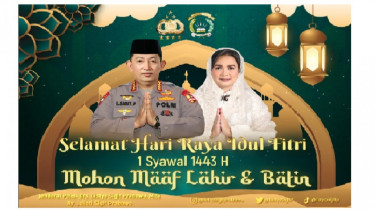 Kapolri Ucapkan Selamat Idul Fitri: Perkokoh Kebersamaan dan Rajut Persatuan Wujudkan Indonesia Tangguh dan Tumbuh