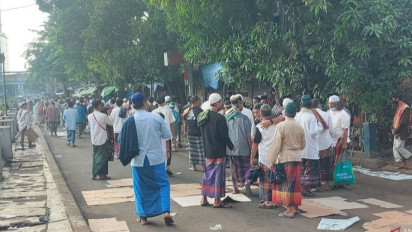 Warga Korban Kebakaran Pasar Gembrong Jadikan Momen Idul Fitri untuk Bangkit
