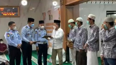 Dapat Remisi Lebaran, Empat Warga Binaan Lapas Pakjo Palembang BebasÂ 