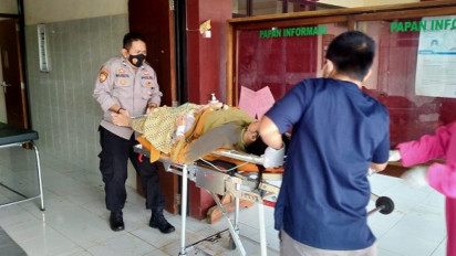 Gegara Baju Gamis Terlilit Rantai, Warga Purbalingga Kecelakaan Motor