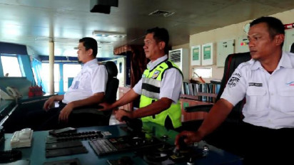 11 Tahun Tidak Berlebaran Bersama Keluarga, Ini Cerita Nahkoda Kapal di Pelabuhan Bakauheni