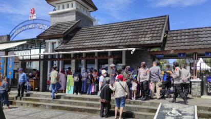 Pengunjung Tempat Wisata di Puncak-Cipanas Meningkat