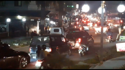 Malam ini Jalur Selatan Garut Macet