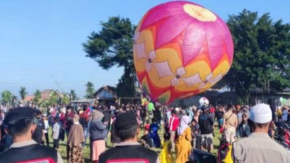 Polres Wonosobo Amankan Festival Balon Udara