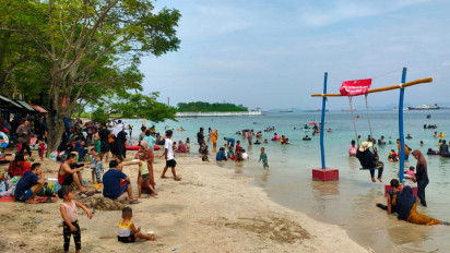 Pengunjung Wisata Pantai TISKA Bandar Lampung Meningkat 70 Persen