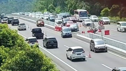 Urai Kepadatan Tol Semarang-Solo, Polisi Berlakukan Kontra Flow di KM 427-430