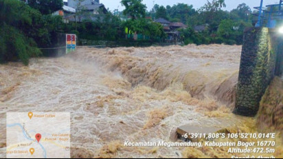 Katulampa Siaga 3, Bantaran Ciliwung Waspada Banjir