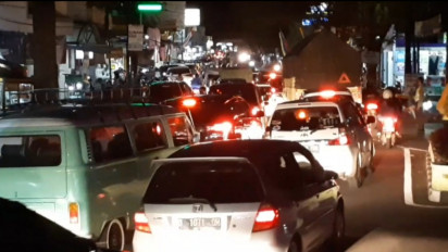 Jalur Selatan Garut Macet, Polisi: Arus Balik Ada tapi Dominasi Arus Wisata