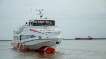 Kapal Fery Penumpang Rute Dumai - Malaka kembali Dioperasikan