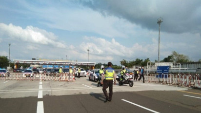 Contraflow di Tol Jakarta-Cikampek Arah Jakarta Mulai Diberlakukan