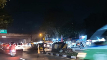 Arus Balik di Jalur Arteri Tangerang Ramai Lancar