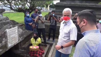 Berkunjung ke Makam Raja-raja Gowa, Ganjar Pranowo : Bukan Safari Politik