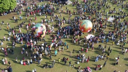 Dua Tahun Vakum, Festival Balon Udara Kembali Digelar di Kota Pekalongan
