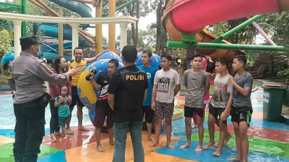 Imbas Seluncuran di Kenpark Surabaya Ambrol, Polisi di Gresik Pantau Kelayakan Wisata Air