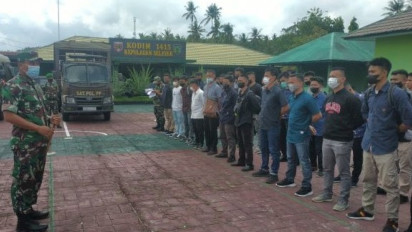 Dandim 1415 Selayar Lepas 98 Personil Komponen Cadangan