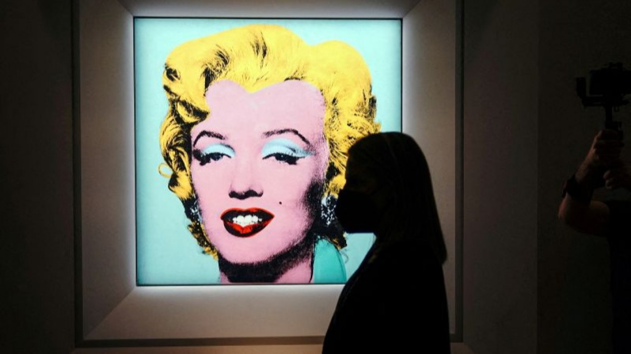 Karya Seni Termahal di Dunia, Potret Marilyn Monroe Karya Andy Warhol
            - galeri foto