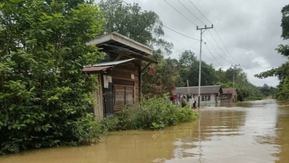 Hujan Ekstrem Selama 2 Hari, Sejumlah Desa di Pedalaman Kotim Terendam Banjir