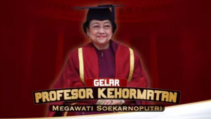 Megawati Soekarnoputri Terima Gelar Profesor Kehormatan dari Seoul Institute of The Arts