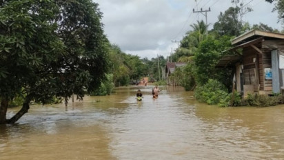 Meski Banjir Berangsur Surut, Sejumlah Desa di Pedalaman Kotim Masih Terisolir