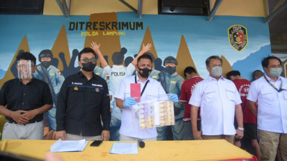 Polda Lampung Tangkap 4 Bajing Loncat, 2 Orang Masih di Bawah Umur