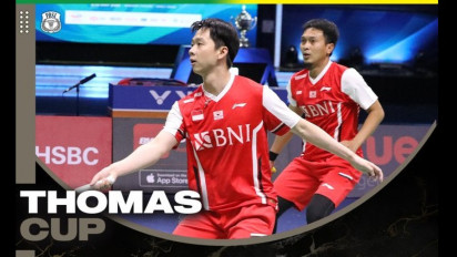 Semifinal Thomas Cup 2022: Indonesia Kalahkan Jepang 2-0, Kevin/Ahsan Menambah Keunggulan