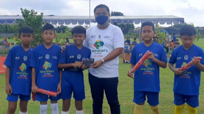 AFC Grassroots Day 2022, 100 Anak Berlatih di Lapangan Kenari Yogyakarta