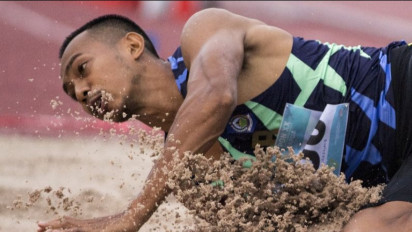 Atlet Lompat Jauh Indonesia, Sapwaturrahman Raih Perunggu SEA Games 2021 Vietnam