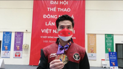 Atlet Wushu Indonesia, Seraf Naro Berhasil Meraih Medali Emas Perorangan Wushu SEA Games 2021