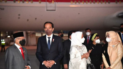 Jokowi Tiba di Indonesia Usai Kunjungan Kerja ke AS