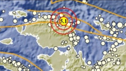 Gempa Magnitudo 5 Guncang Pegunungan Arfak Manokwari