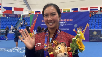 Petenis Putri Indonesia Aldila Targetkan Emas SEA Games di Nomor Perorangan