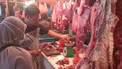 Harga Daging Masih Mahal di Kota Bengkulu  