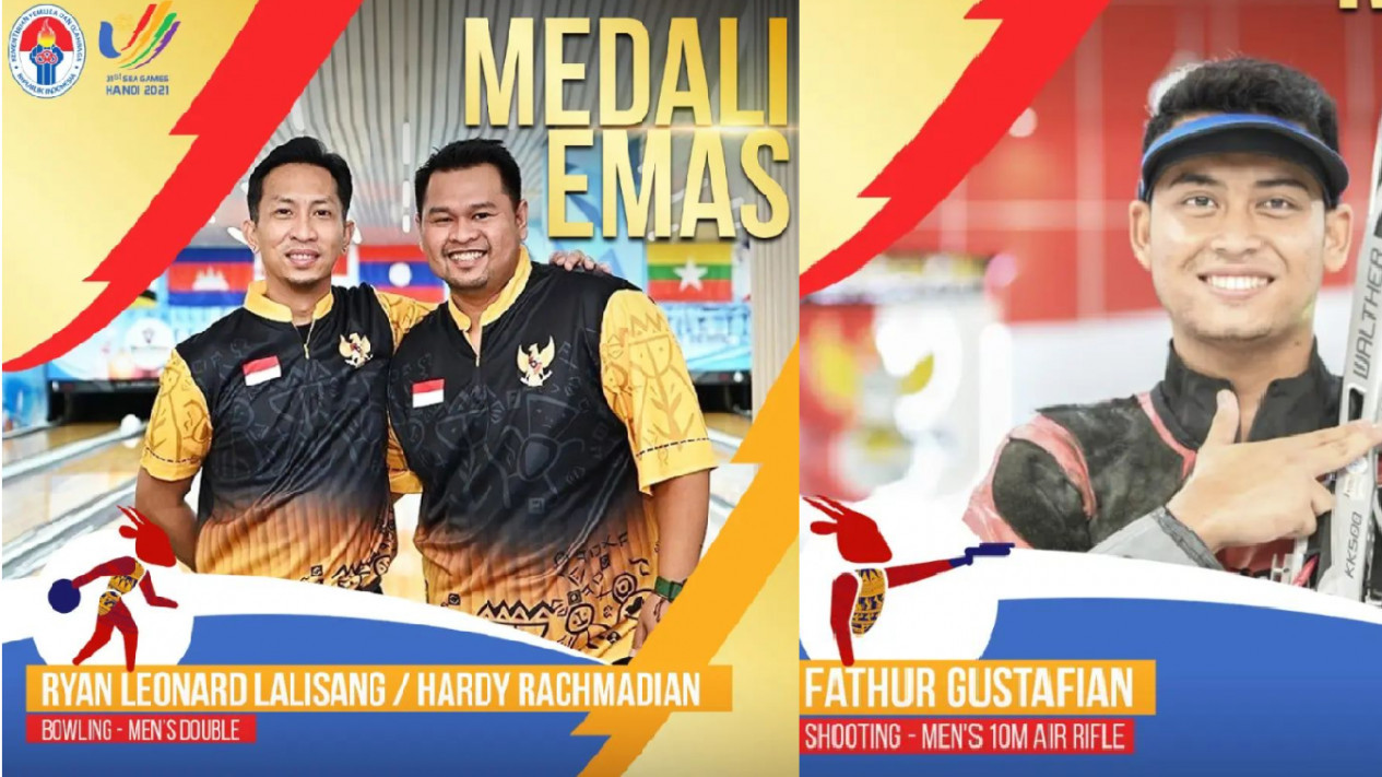 Bowling dan Tembak Tambah Medali Emas Indonesia di SEA Games 2021
            - galeri foto