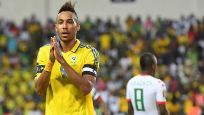 Stiker Barcelona Pierre-Emerick Aubameyang Umumkan Pensiun dari Tim Nasional Gabon