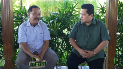 Erick Thohir Kulik Kisah KKN di Desa Penari Bersama Penjaga Rowo Bayu Banyuwangi