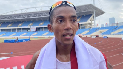 Sea Games: Agus Prayogo Sumbang Perak dari Marathon Putra