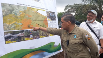 Wamen KLHK Meninjau Lokasi Restorasi Gambut, Anggaran Rp 15,8 M Disiapkan Untuk Mendukung Restorasi di Riau