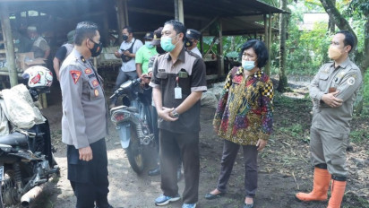 Pantau Kasus PMK di Purbalingga, Dinpertan Sasar Peternakan Kambing dan Babi