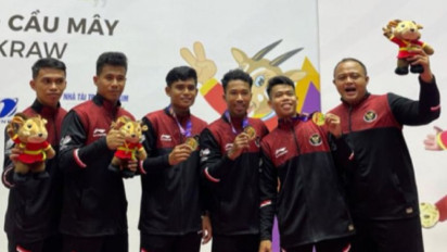 Tundukkan Malaysia, Tim Sepak Takraw Rebut Emas SEA Games 2021