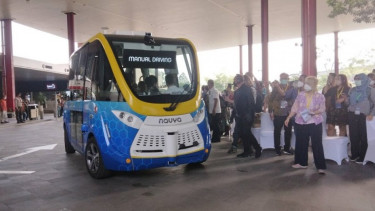 Kurangi Emisi Karbon, Tangerang Uji Coba Mobil Tanpa Awak di BSD City
