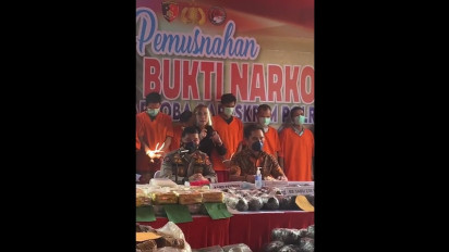 Agar Tidak Diproses Jadi Narkoba Lain, Polri Musnahkan 238 Kilogram Sabu dengan Insinerator