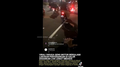 Geng Motor "Jakarta Mistery" Diringkus, Gunakan Sajam dan Live Medsos saat Beraksi